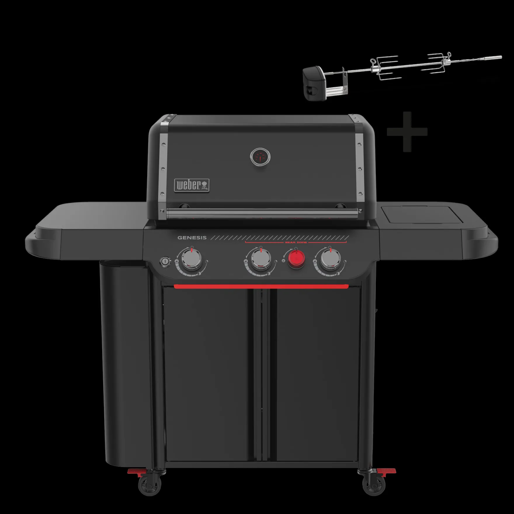Genesis® E-330WR Gasgrill Stealth® Edition