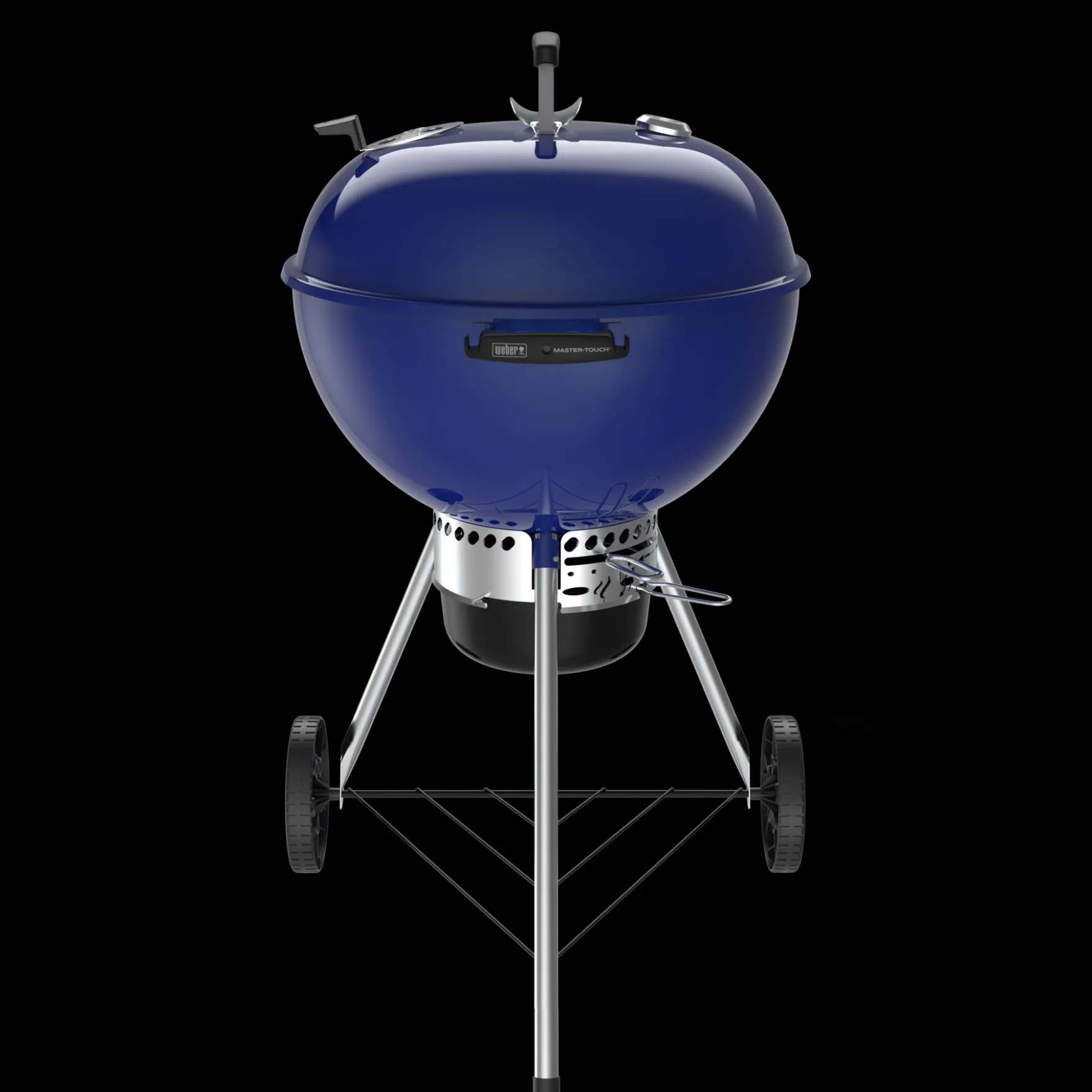 Master-Touch Holzkohlegrill Ø 57 cm TIEFSEEBLAU