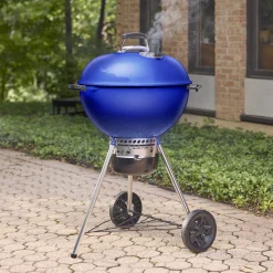 Master-Touch Holzkohlegrill Ø 57 cm TIEFSEEBLAU
