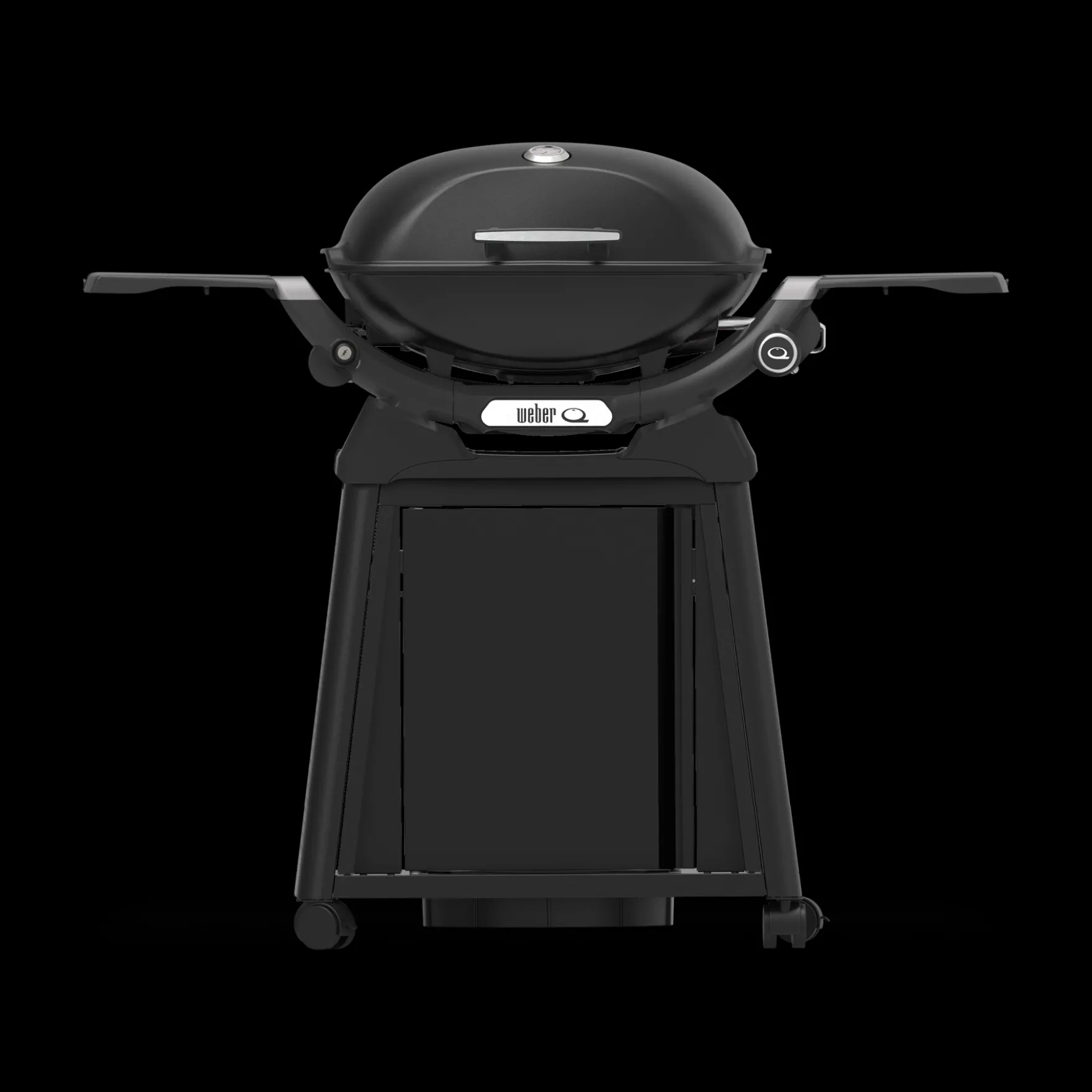 Q 2200N Gasgrill mit Seitentischen und Premium-Rollwagen