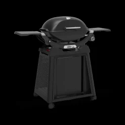 Q 2200N Gasgrill mit Seitentischen und Premium-Rollwagen