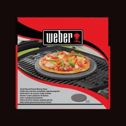 Runder glasierter Grillstein