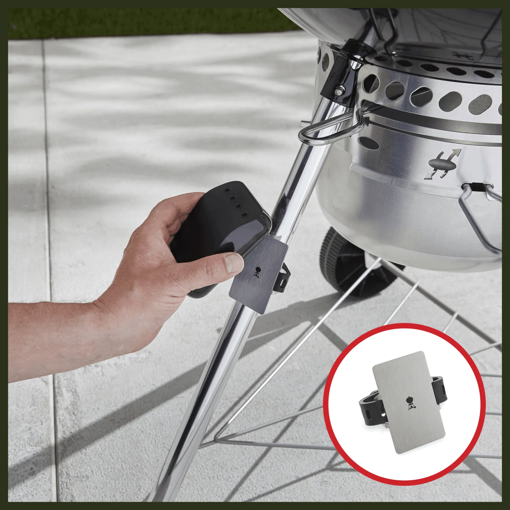 6-teiliges Montagekit für Weber Connect