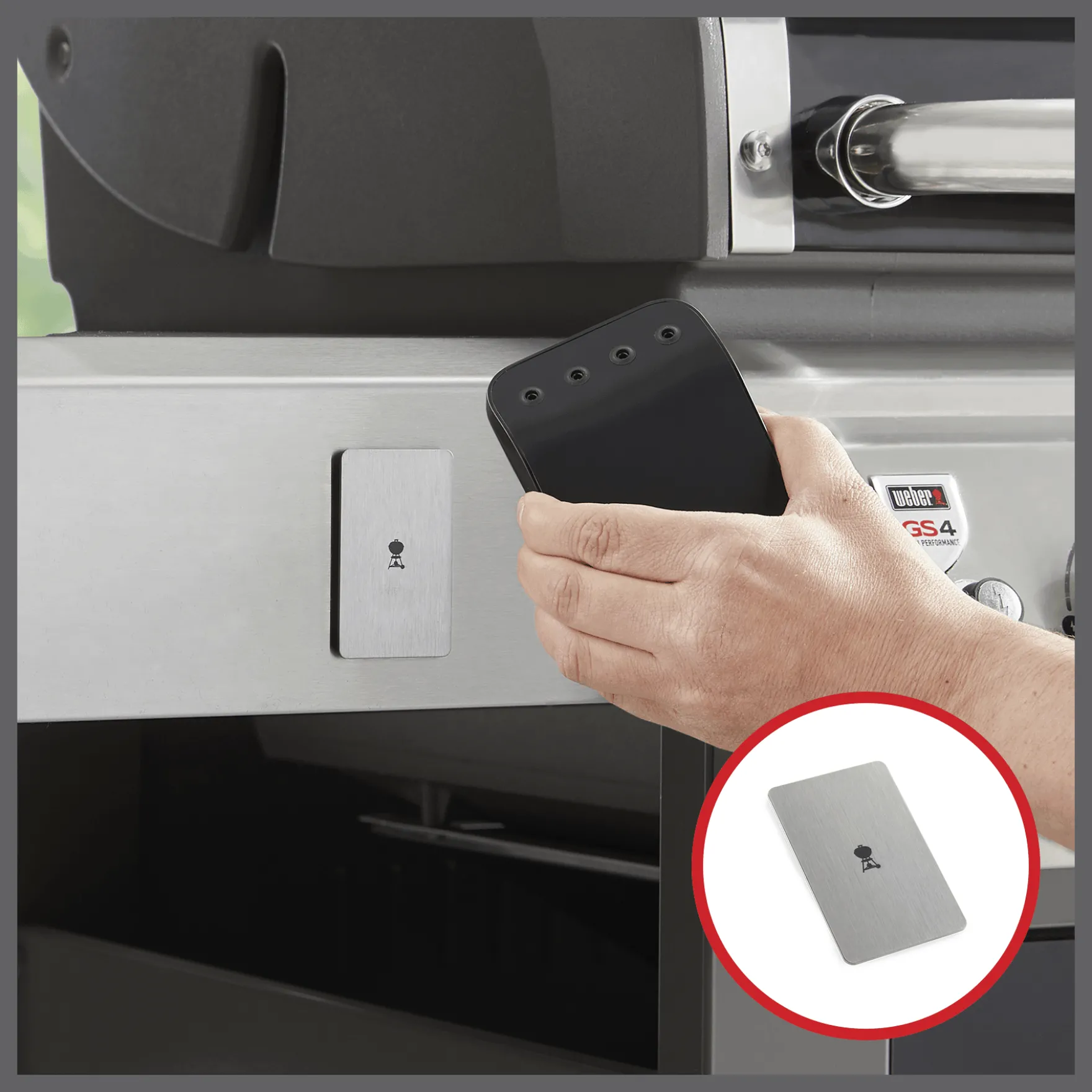 6-teiliges Montagekit für Weber Connect