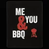 Weber Retro-Schild "Me & You & BBQ"