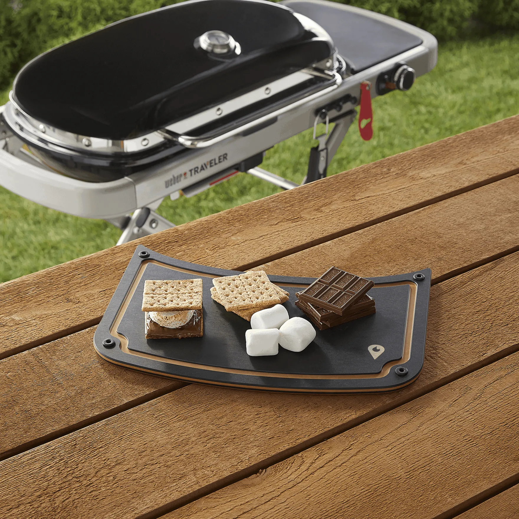 Weber Traveler Wendbares Schneide- und Servierbrett